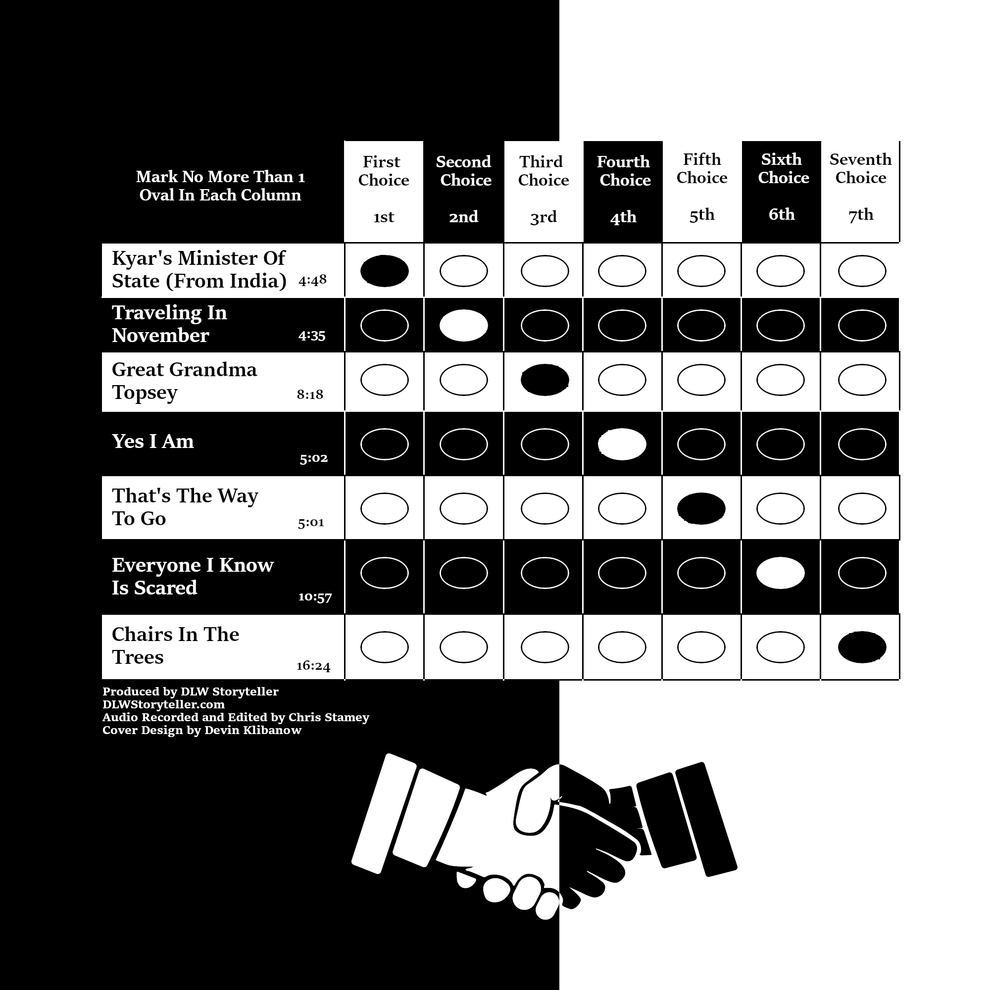 Chairs In The Trees Back Cover
